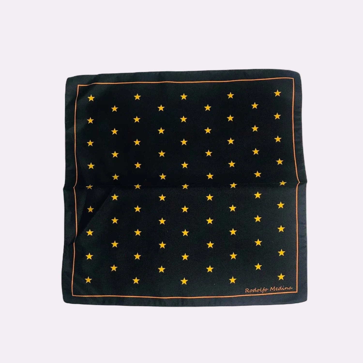 EXQUISITE SILK STAR POCKET SQUARE - Rodolfo Medina