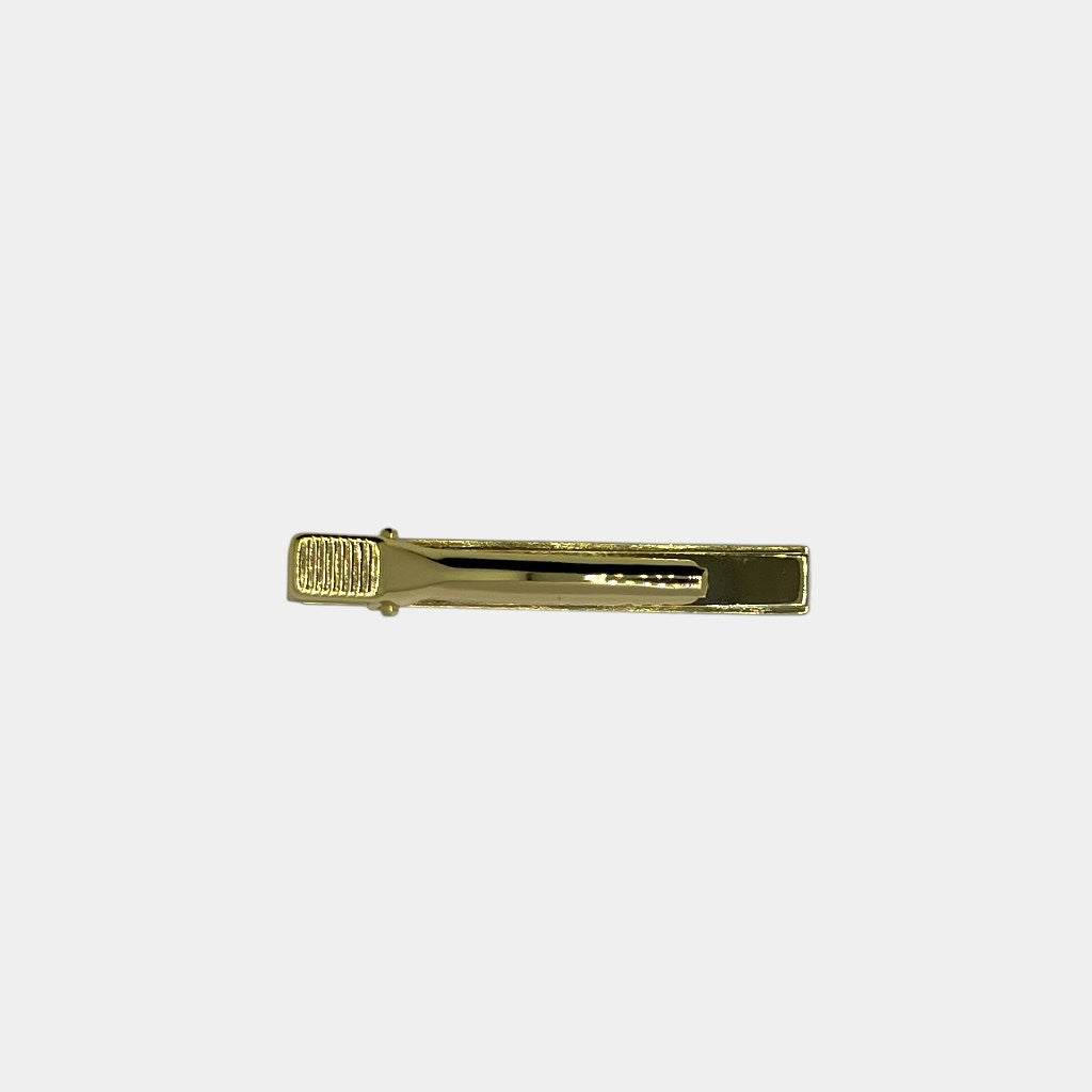 SIGNATURE STARS TIE CLIP GOLD BLACK