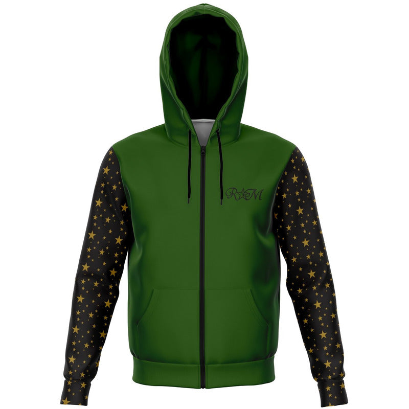 RM GREEN ST ZIP-UP HOODIE
