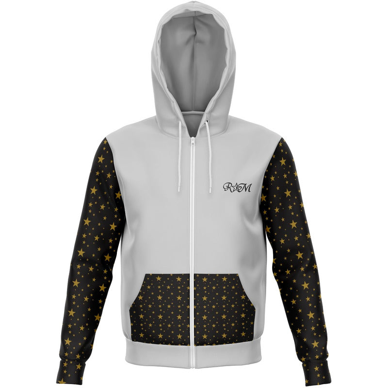 RM GREY ST ZIP-UP HOODIE