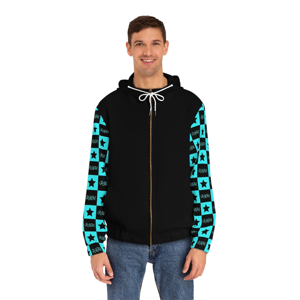 RM SQP Men's Full-Zip Hoodie (AOP)