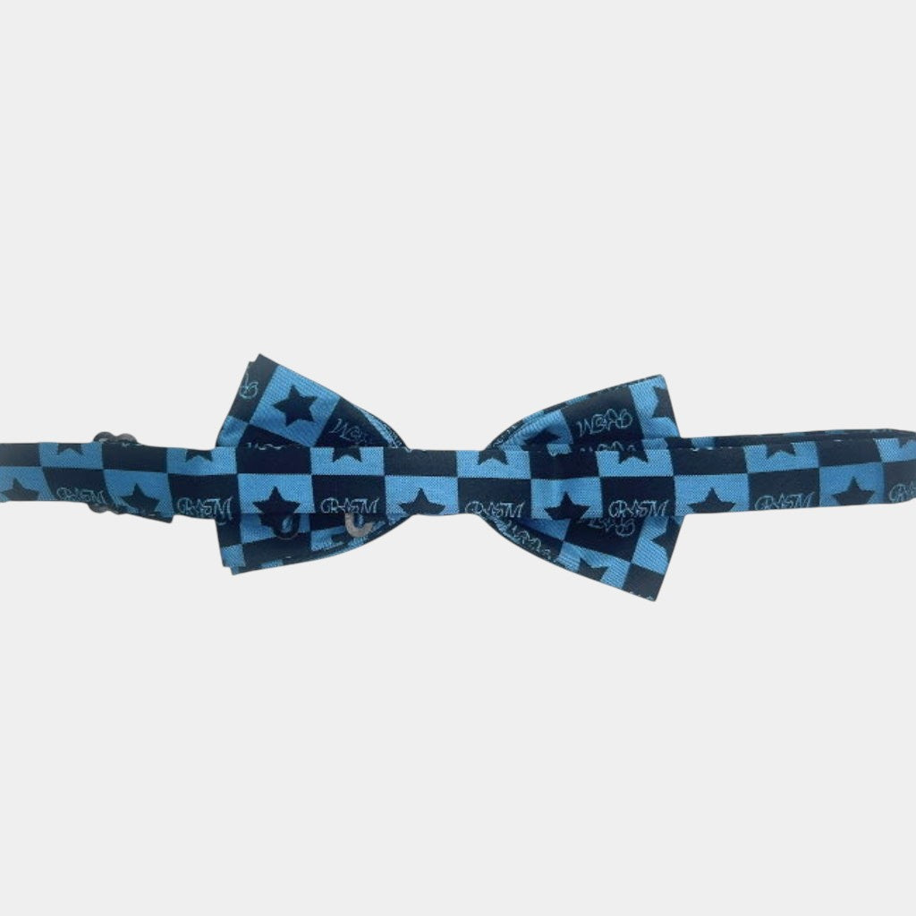 BLACK AQUA LUXE STARS BOW TIE - Rodolfo Medina