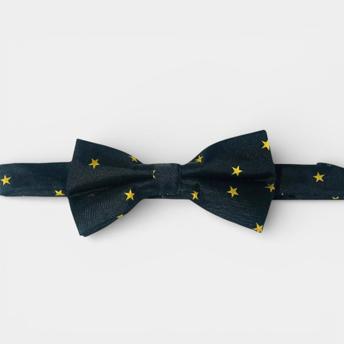 BLACK & GOLD STARS BOW TIE - Rodolfo Medina