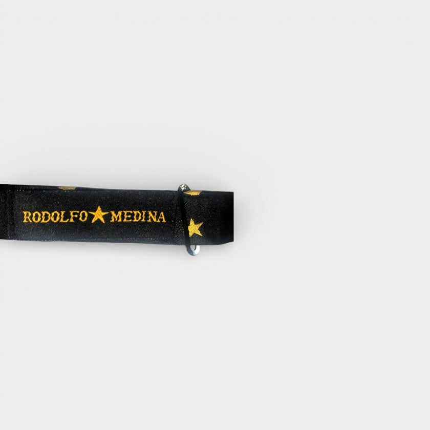 BLACK & GOLD STARS BOW TIE - Rodolfo Medina