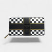 CHECKERED LUXE ZIP WALLET - Rodolfo Medina