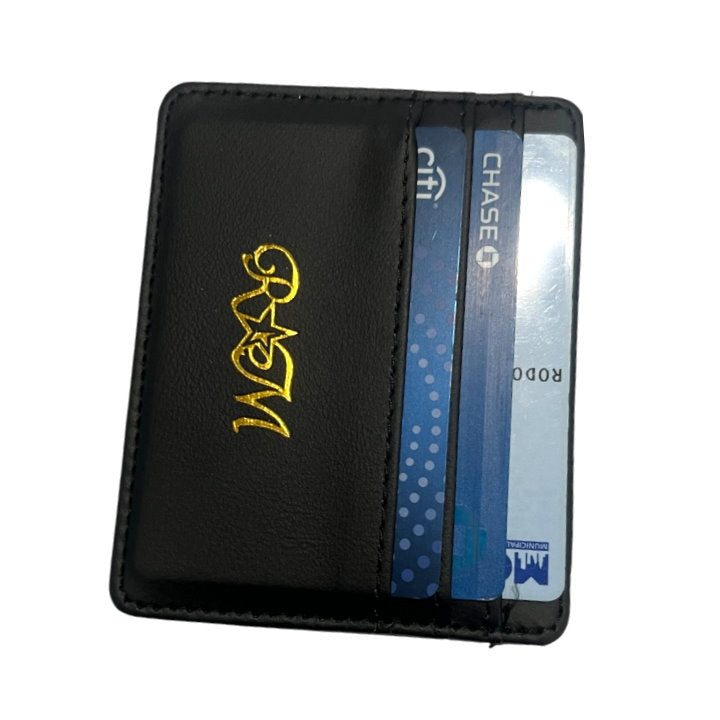 LEATHER SLIM WALLET ID CARD