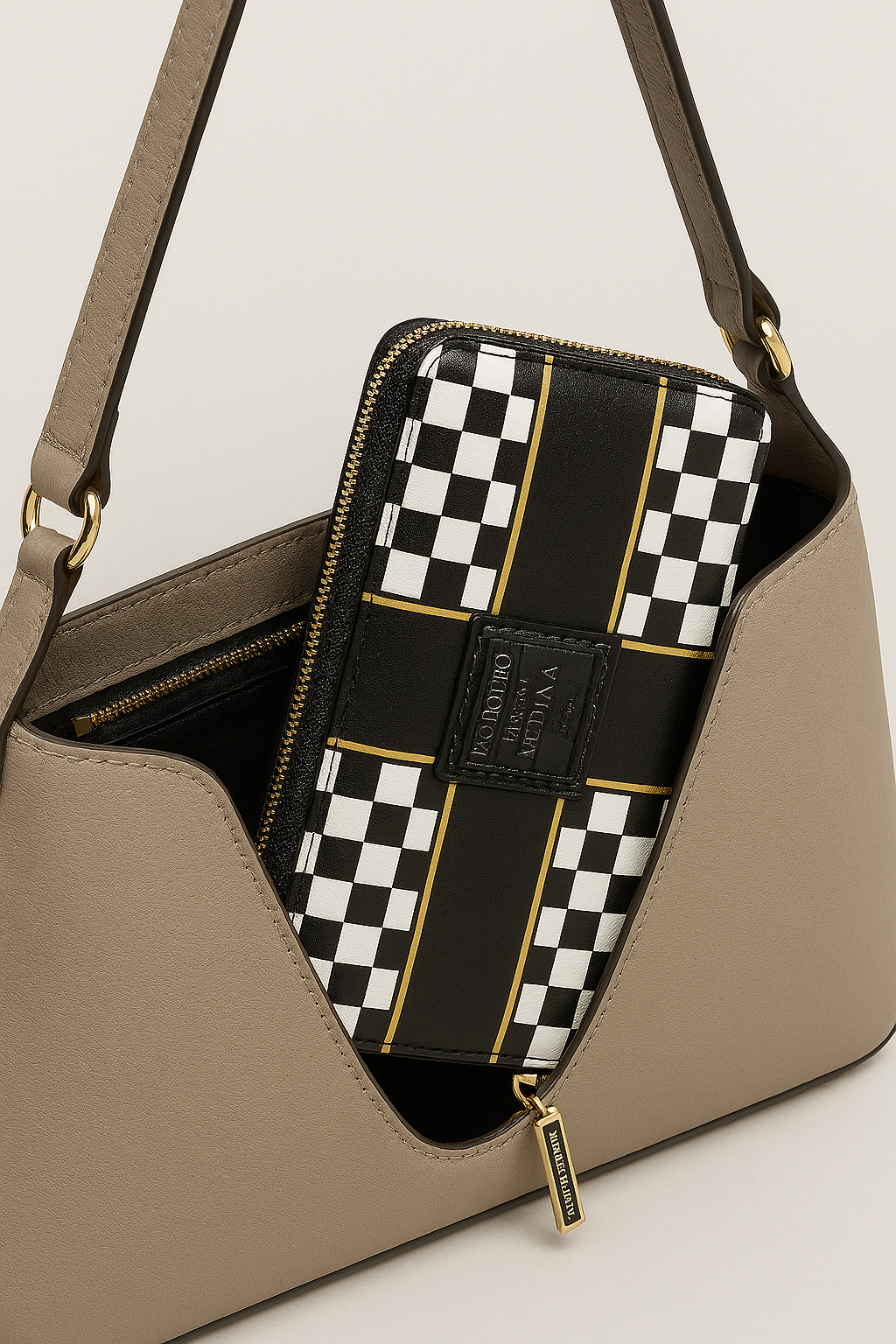 CROSS SQUARES ICON CONTINENTAL WALLET