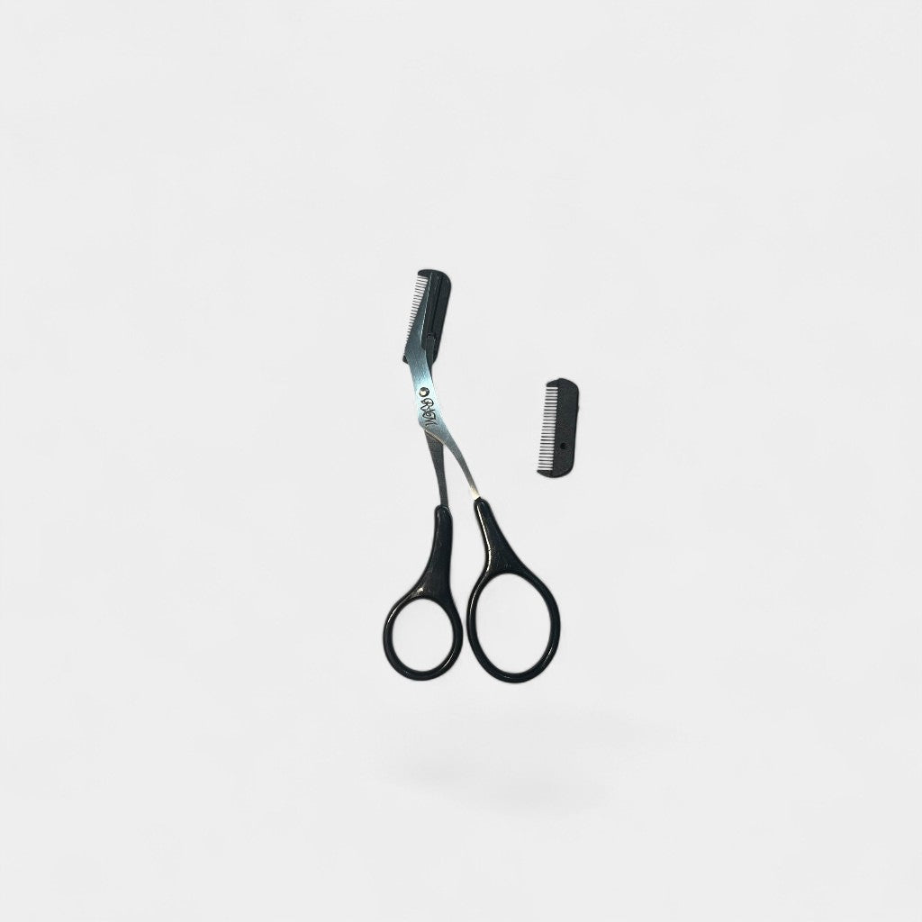 High quality black eyebrow scissors