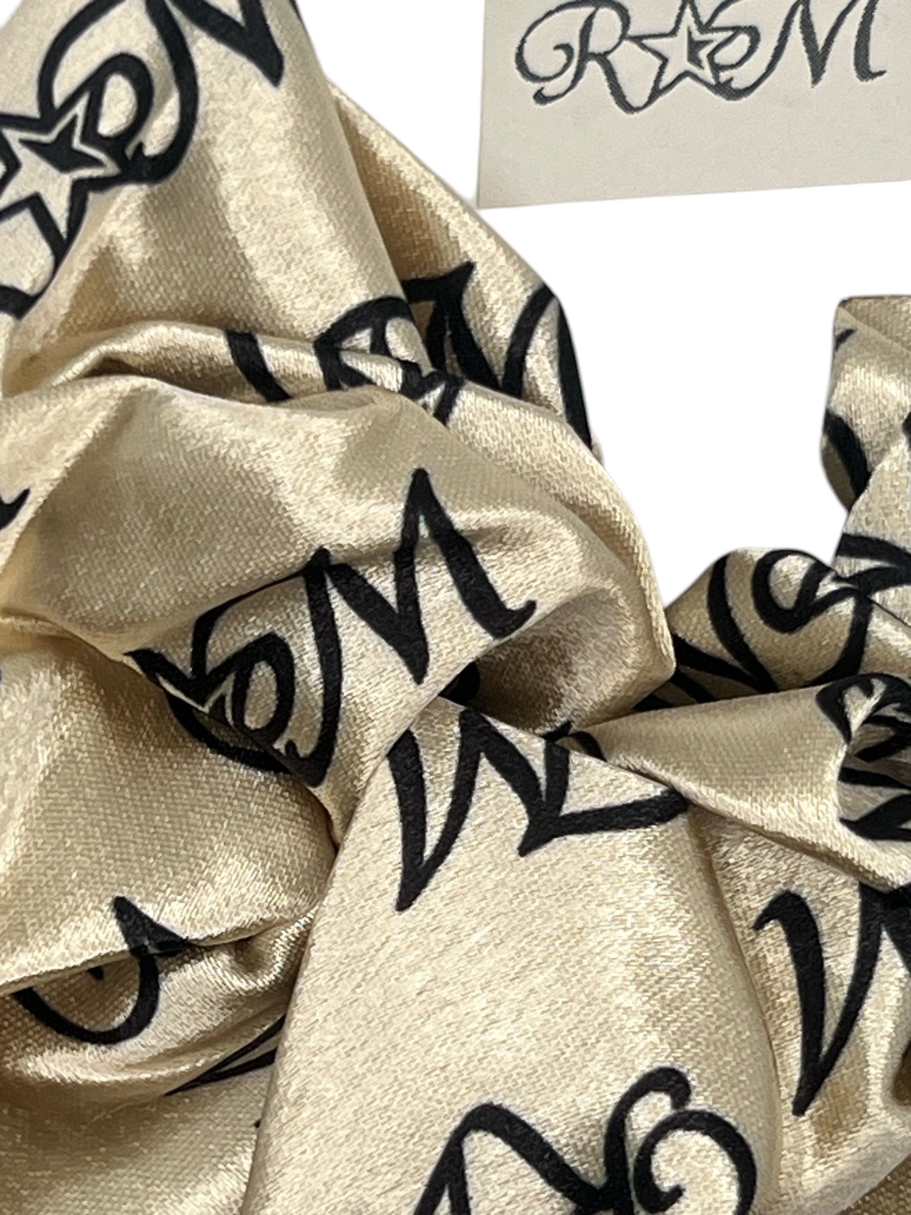 Long Tassel Scrunchie Bow Rodolfo Medina