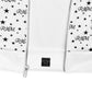White BLK  Bomber Jacket