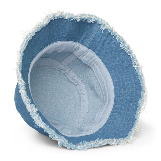 DBH Distressed denim bucket hat