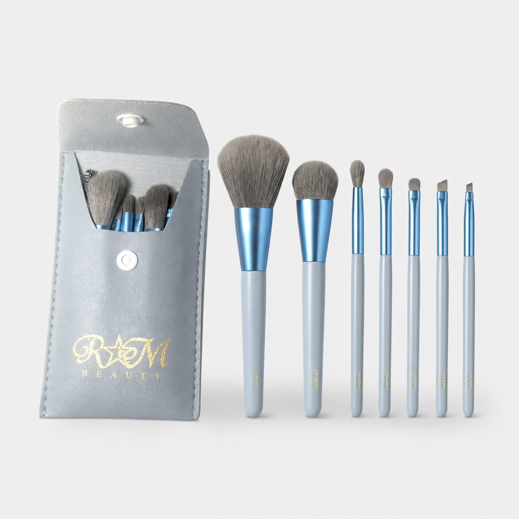 Professional 8‑Piece Mini Travel Makeup Brush Set