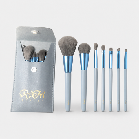 Professional 8‑Piece Mini Travel Makeup Brush Set