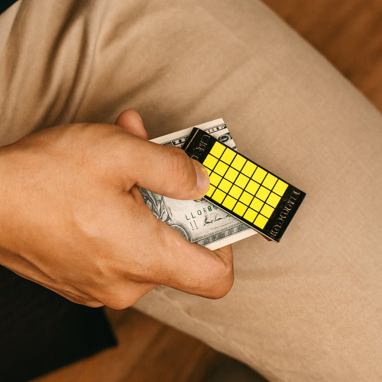 BLACK NICKEL LUXURY MONEY CLIP
