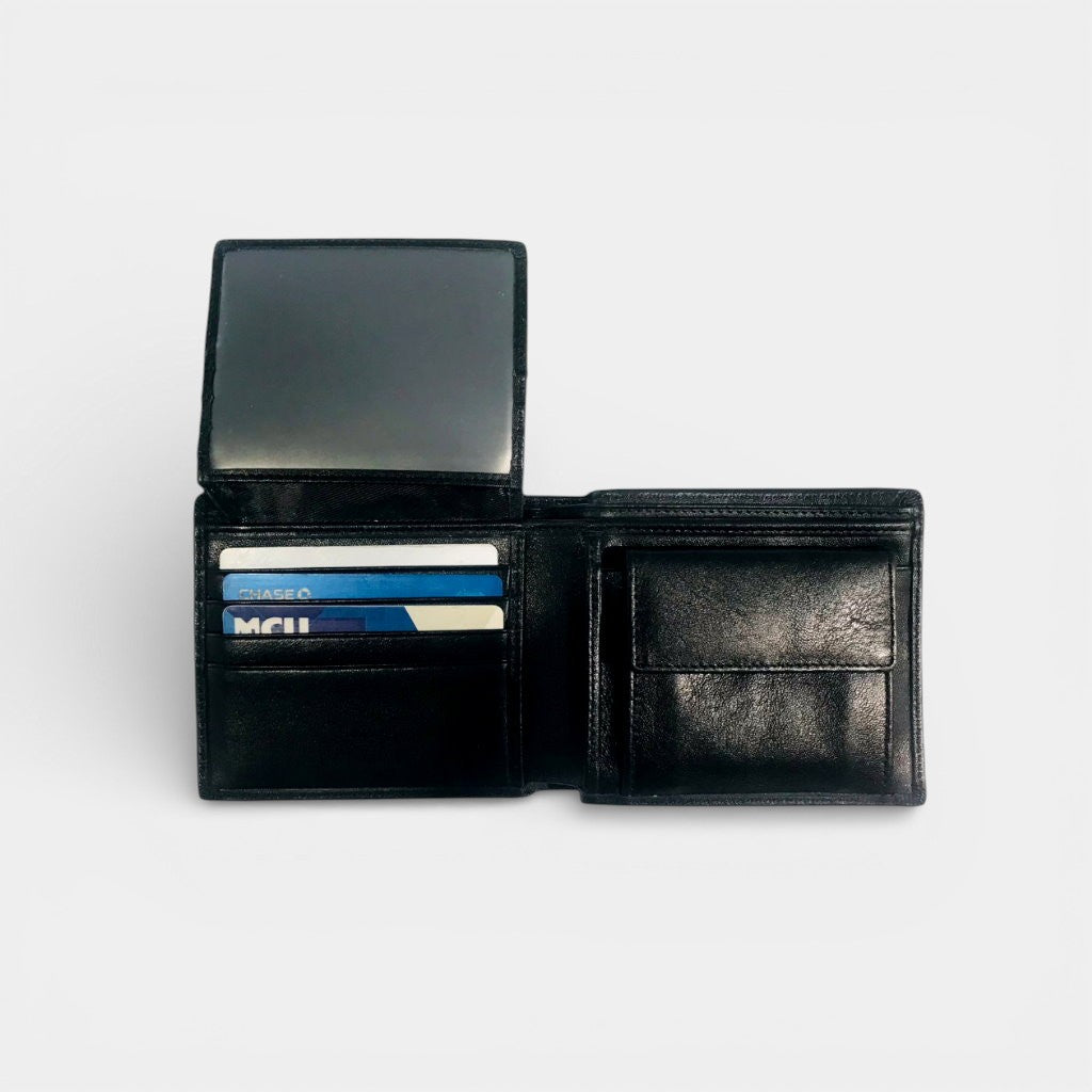 LEATHER BI -FOLD WALLET