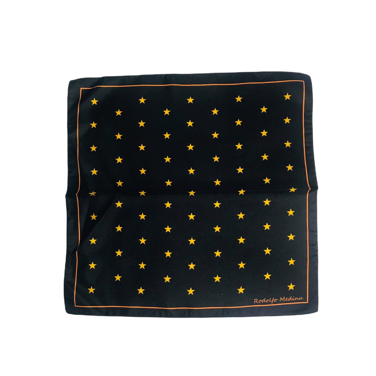 EXQUISITE SILK STAR POCKET SQUARE Rodolfo Medina