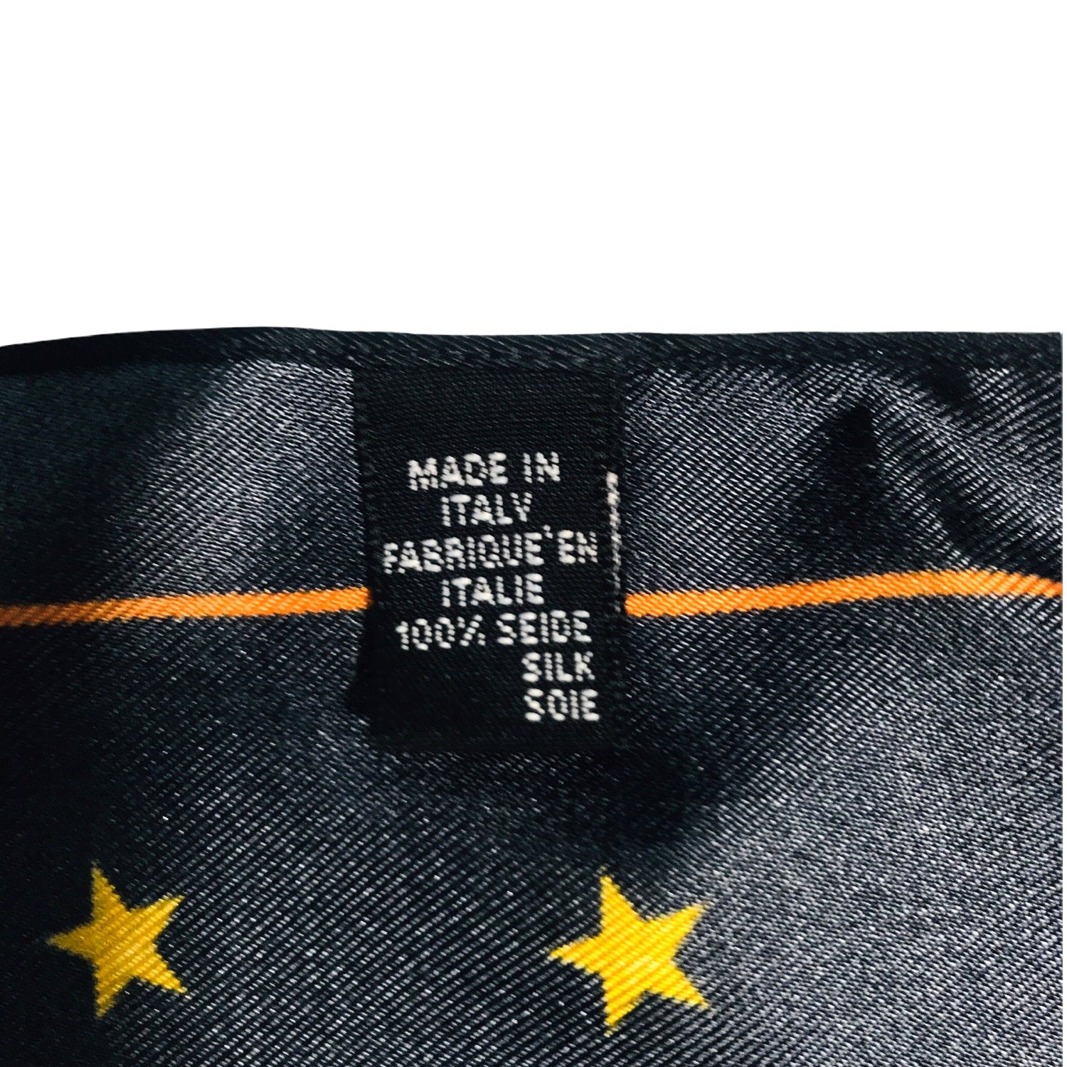 EXQUISITE SILK STAR POCKET SQUARE