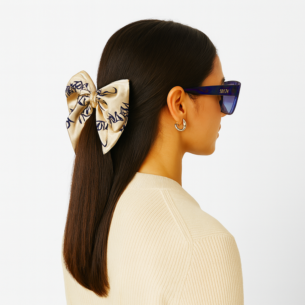 LONG TASSEL SCRUNCHIE BOW