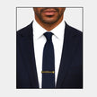 SIGNATURE STARS TIE CLIP GOLD BLACK