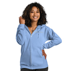 Unisex Blues heavy blend zip hoodie