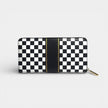 CHECKERED LUXE ZIP WALLET - Rodolfo Medina