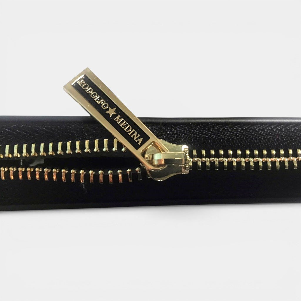 CHECKERED LUXE ZIP WALLET