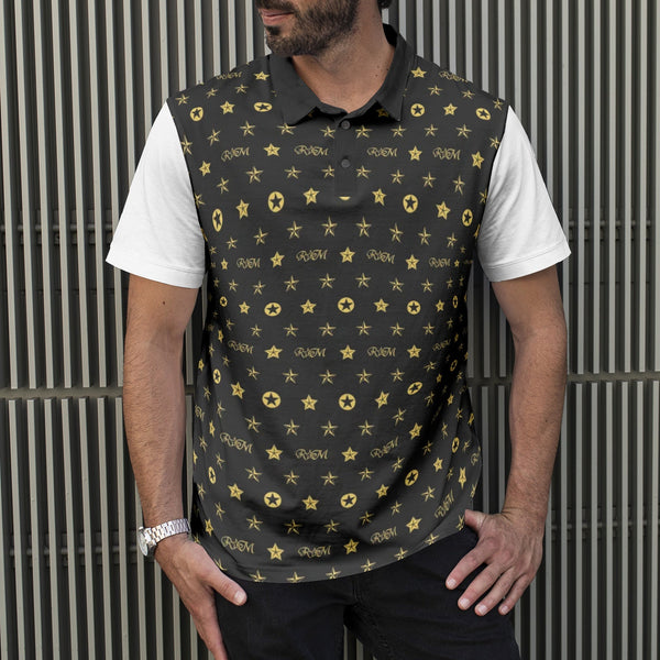 Men's All-Over Print Polo Shirts RODOLFO MEDINA 