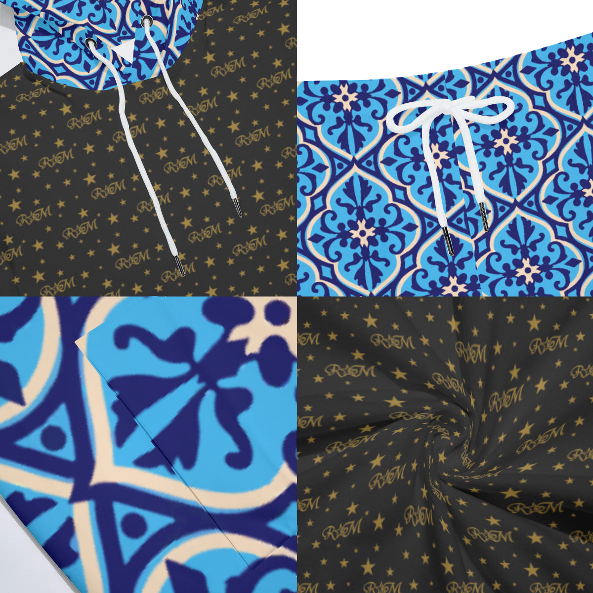 RM All-Over Print Men's Sleeveless Vest And Shorts Sets RODOLFO MEDINA 