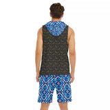 RM All-Over Print Men's Sleeveless Vest And Shorts Sets RODOLFO MEDINA 