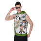 RM All-Over Print Men's Zipper-Up Sleeveless Hoodie RODOLFO MEDINA 