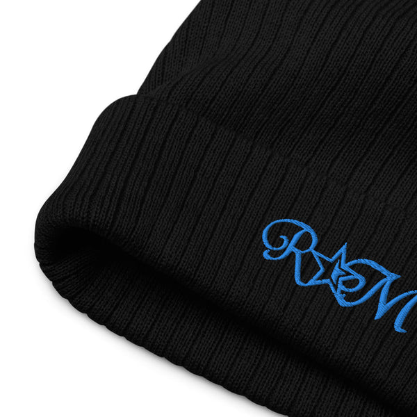RM BLU Recycled cuffed beanie RODOLFO MEDINA 