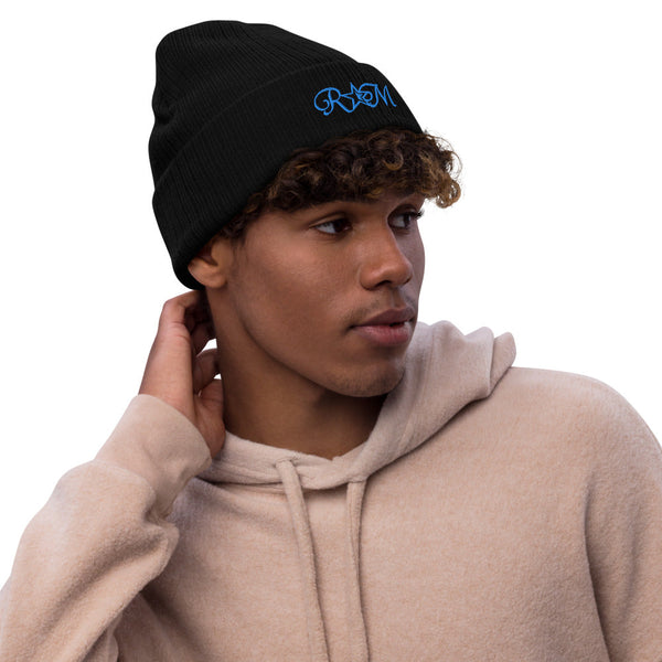 RM BLU Recycled cuffed beanie RODOLFO MEDINA 