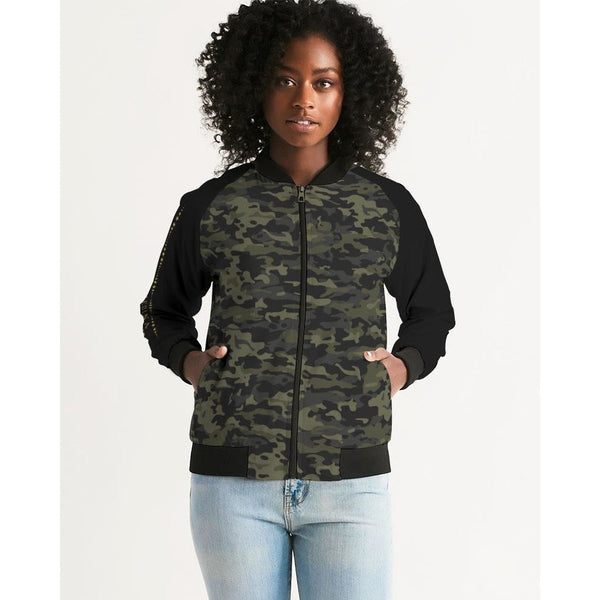 RM Camo 1 Women's Bomber Jacket RODOLFO MEDINA 