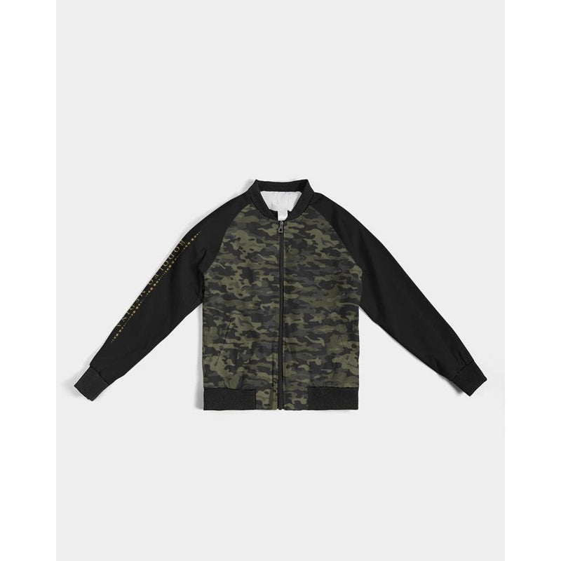 RM Camo 1 Women's Bomber Jacket RODOLFO MEDINA 