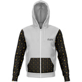 RM GREY ST ZIP-UP HOODIE RODOLFO MEDINA 