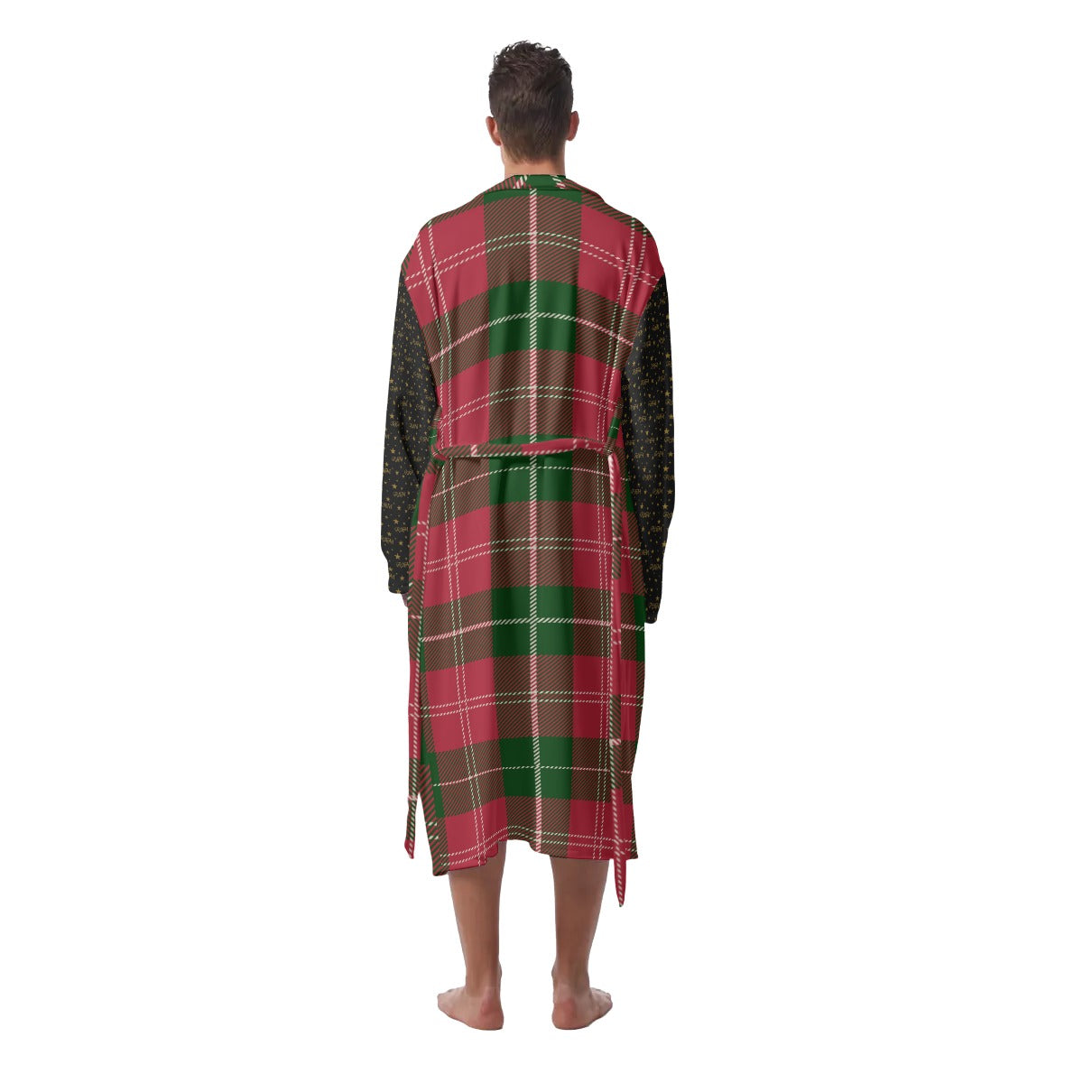 RM Holiday All-Over Print Men's Robe RODOLFO MEDINA 