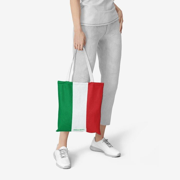 RM Italy Heavy Duty and Strong Natural Canvas Tote Bags RODOLFO MEDINA 