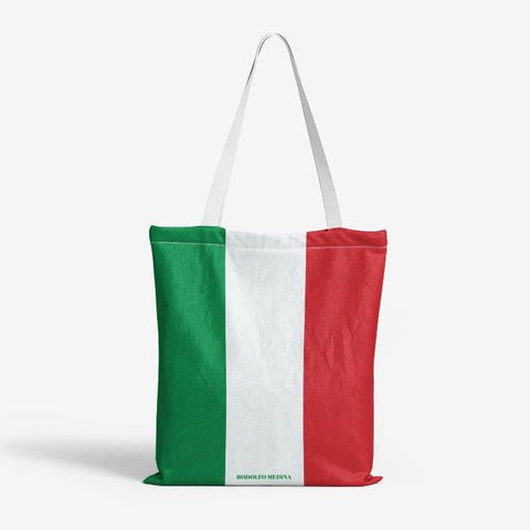 RM Italy Heavy Duty and Strong Natural Canvas Tote Bags RODOLFO MEDINA 