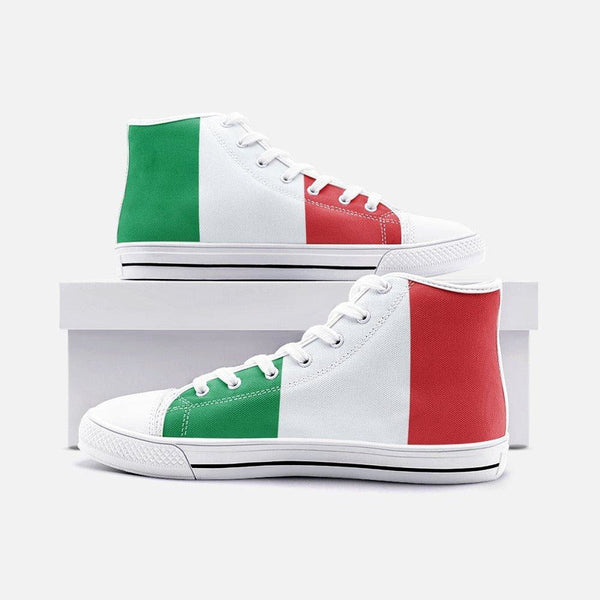 RM Italy  Unisex High Top Canvas Shoes RODOLFO MEDINA 