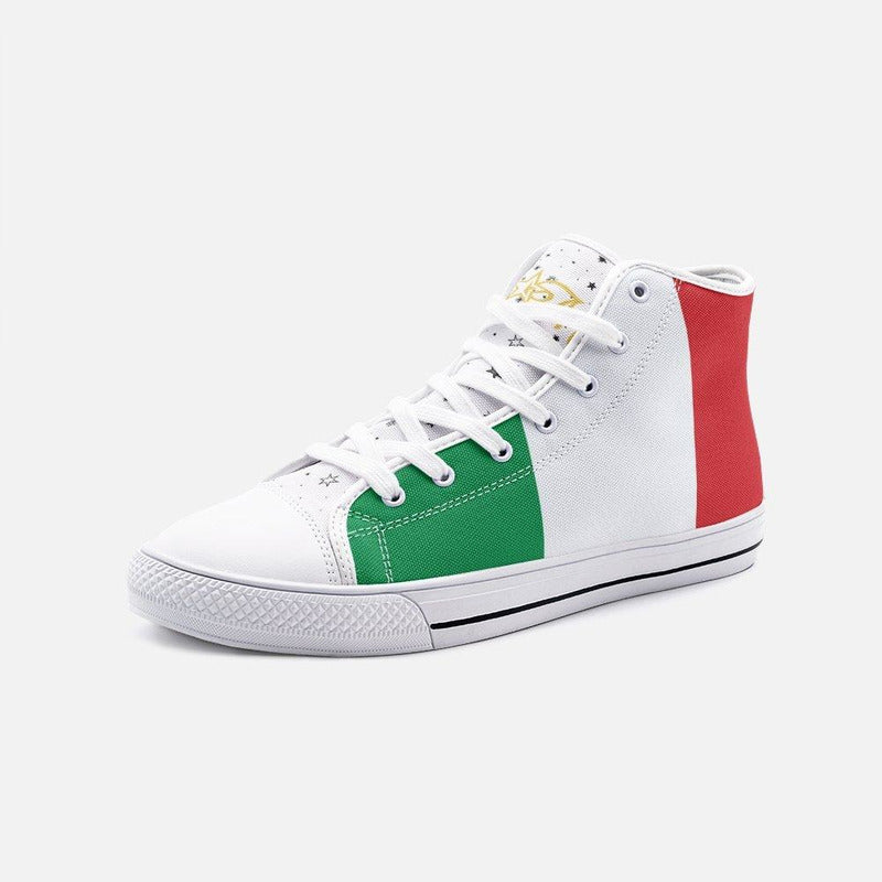 RM Italy  Unisex High Top Canvas Shoes RODOLFO MEDINA 