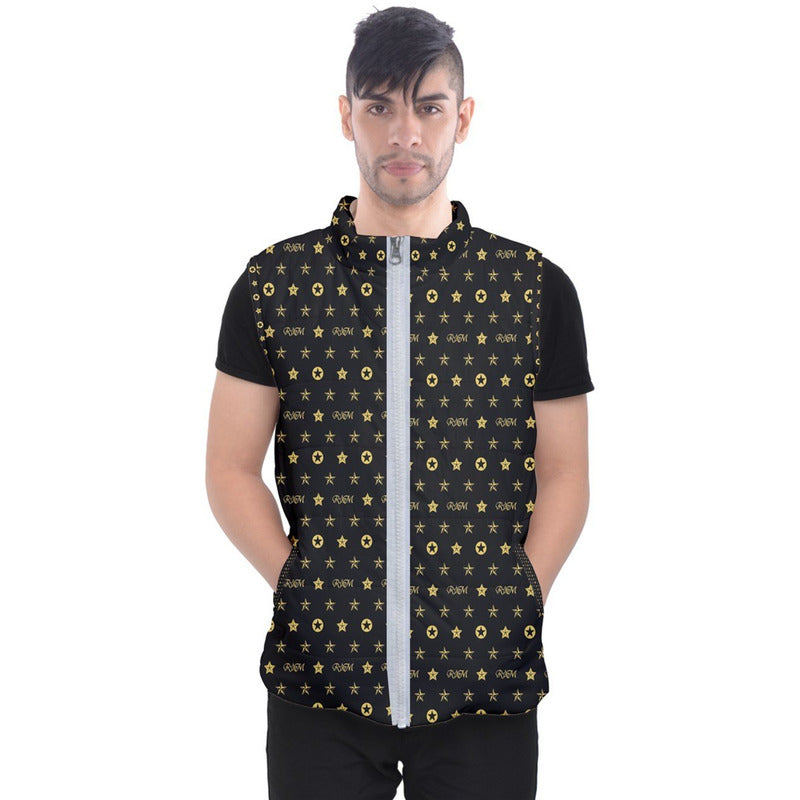RM Logo Pattern  Men's Puffer Vest RODOLFO MEDINA 