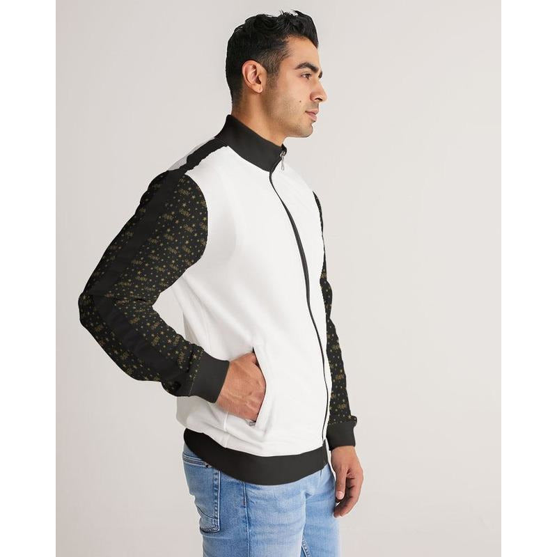 RM  Men's Stripe-Sleeve Track Jacket RODOLFO MEDINA 