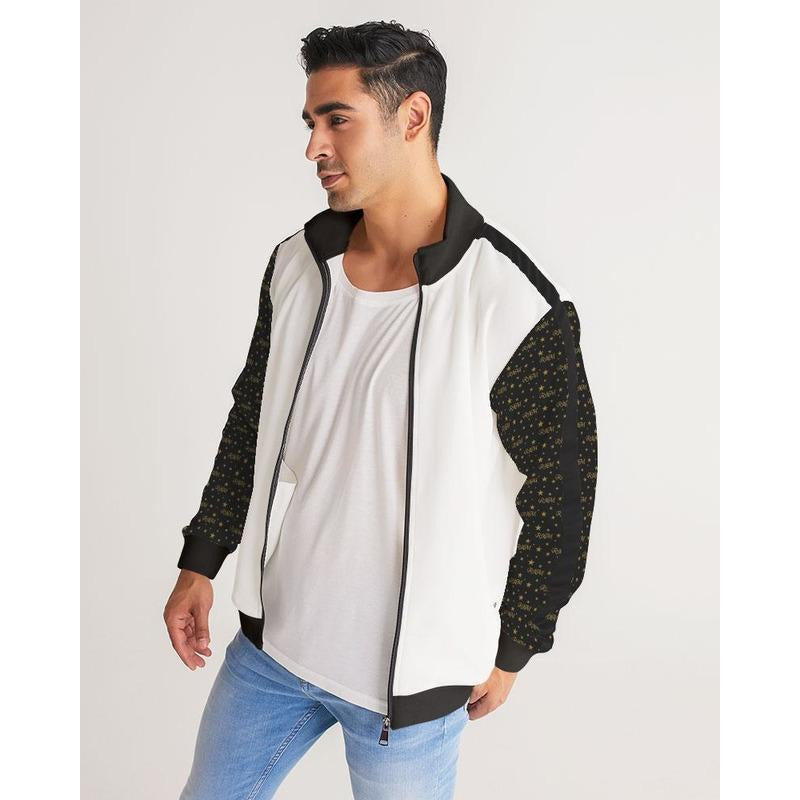 RM  Men's Stripe-Sleeve Track Jacket RODOLFO MEDINA 