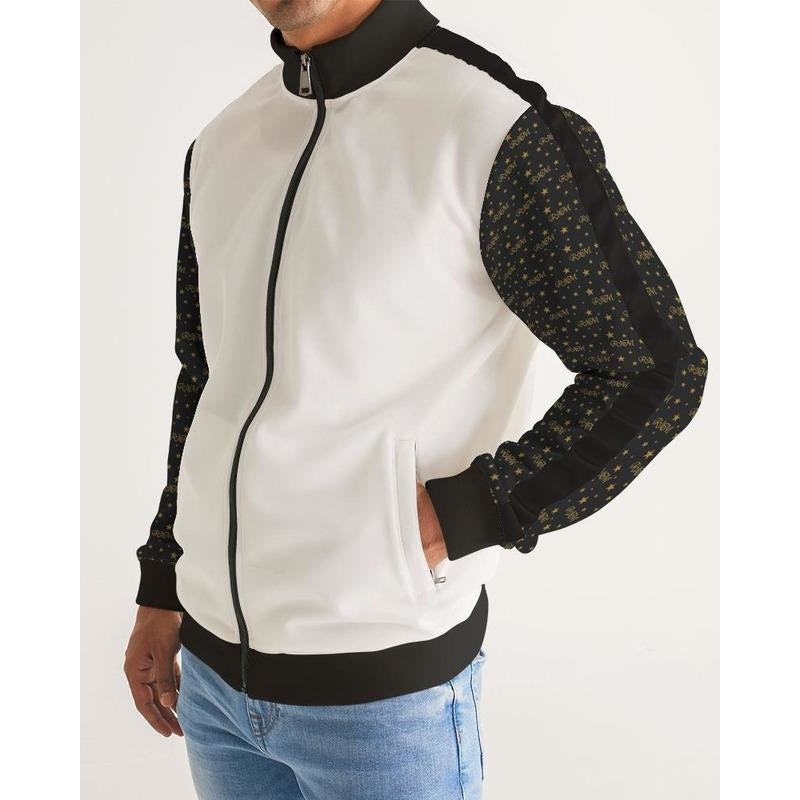 RM  Men's Stripe-Sleeve Track Jacket RODOLFO MEDINA 