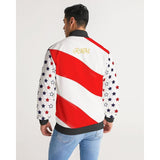 RM PR flag Men's Stripe-Sleeve Track Jacket RODOLFO MEDINA 