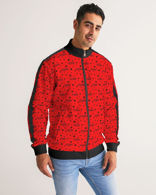RM RP  Men's Stripe-Sleeve Track Jacket RODOLFO MEDINA 
