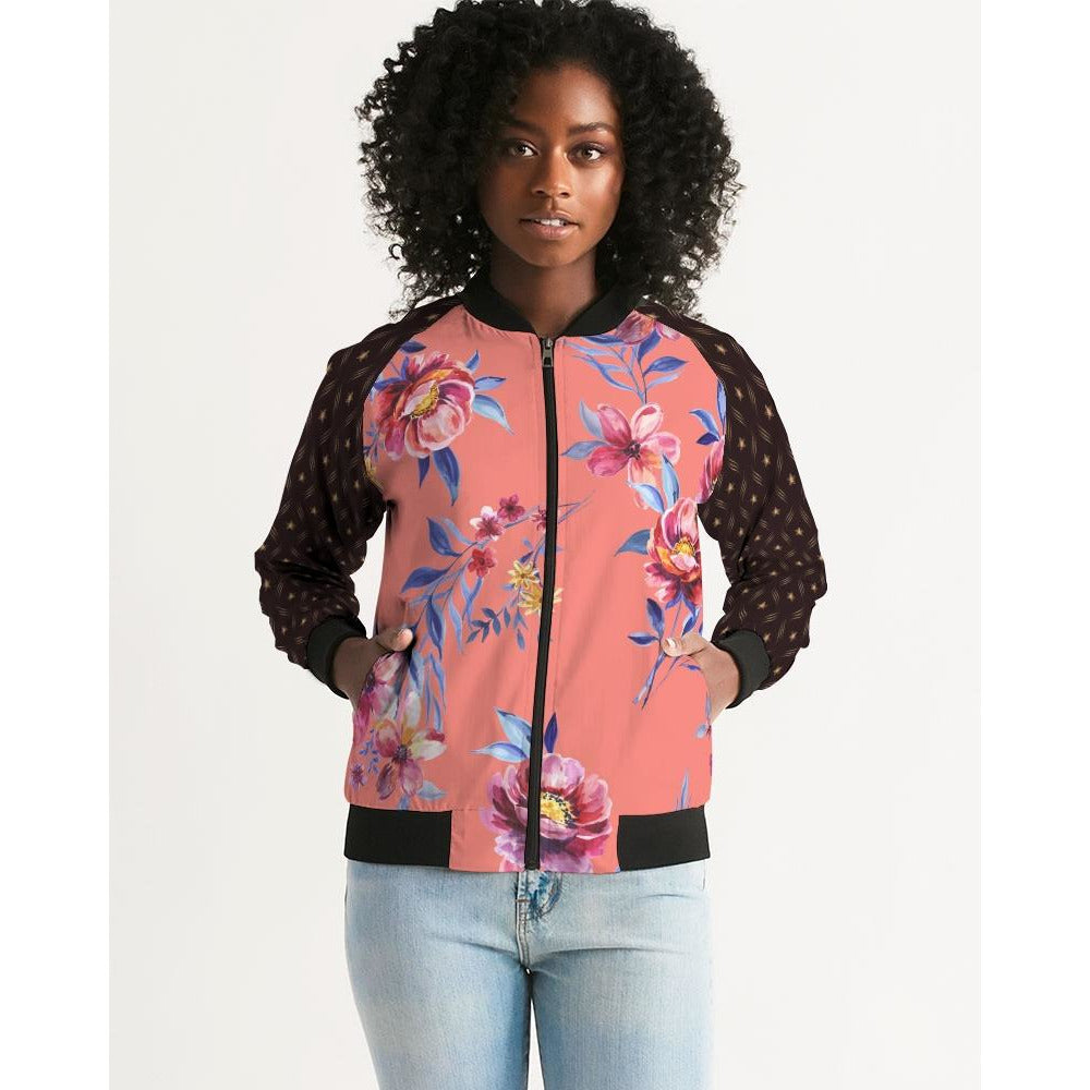 RM S Floral  Women's Bomber Jacket RODOLFO MEDINA 