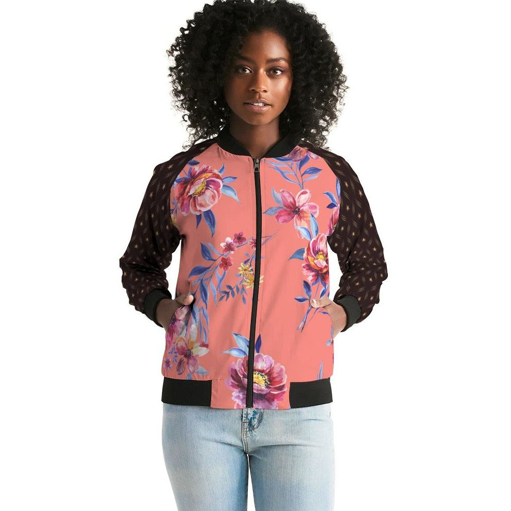 RM S Floral  Women's Bomber Jacket RODOLFO MEDINA 