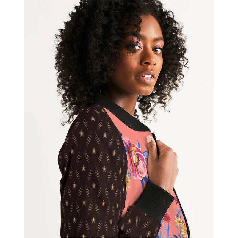 RM S Floral  Women's Bomber Jacket RODOLFO MEDINA 