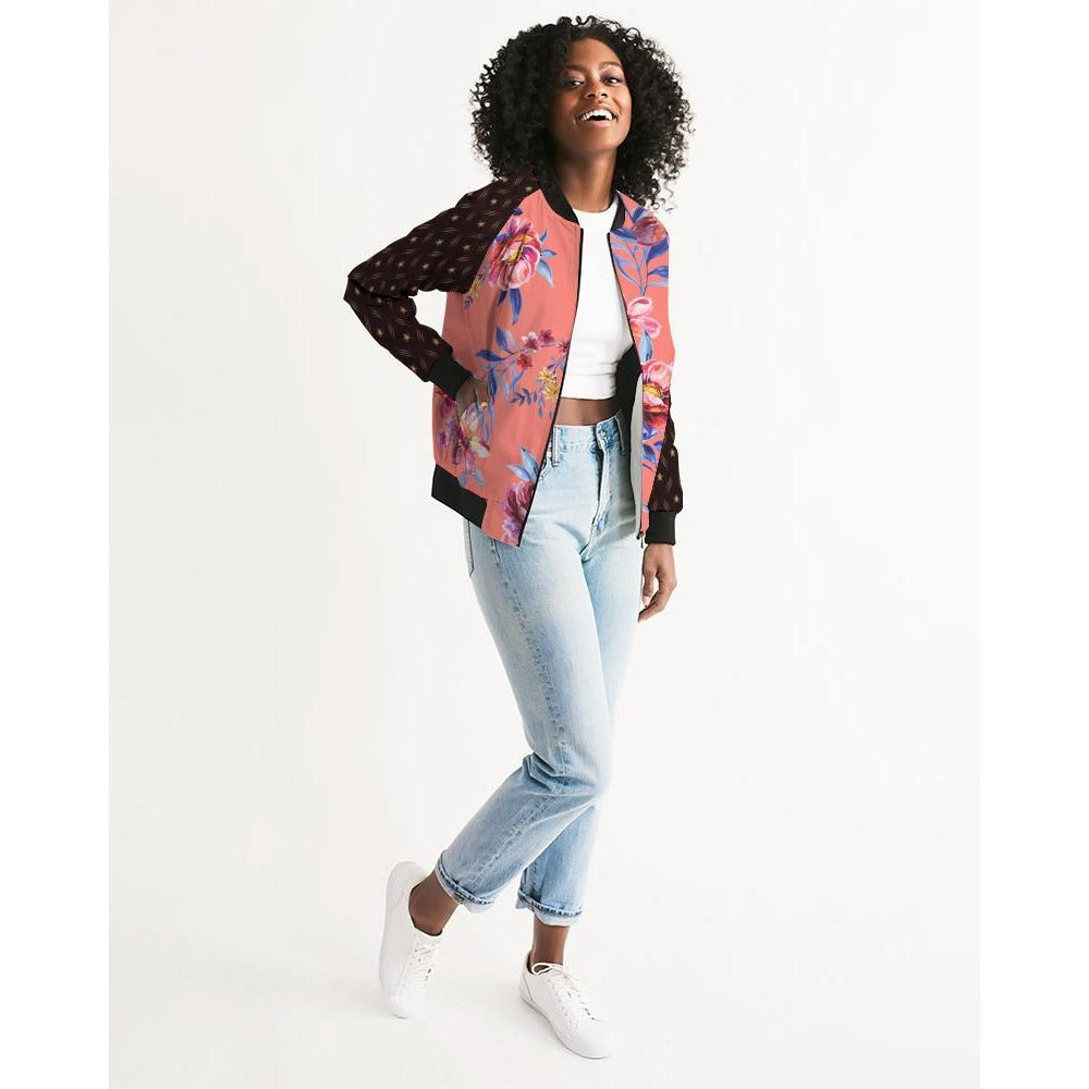 RM S Floral  Women's Bomber Jacket RODOLFO MEDINA 